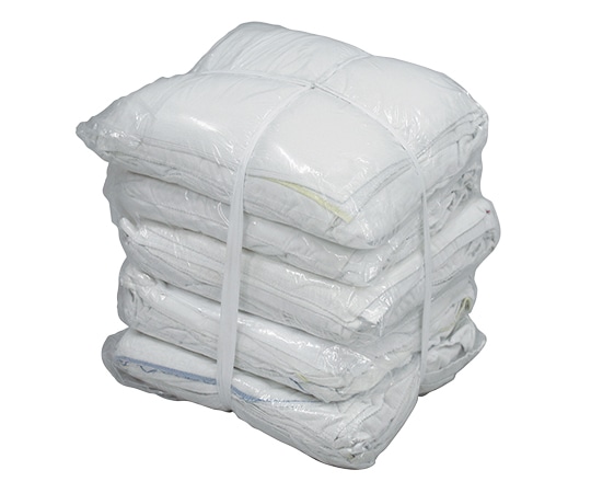 日光物産 白タオルウエス 約35×35cm 1セット（2袋入）　SHT-0210 1セット（ご注文単位1セット）【直送品】