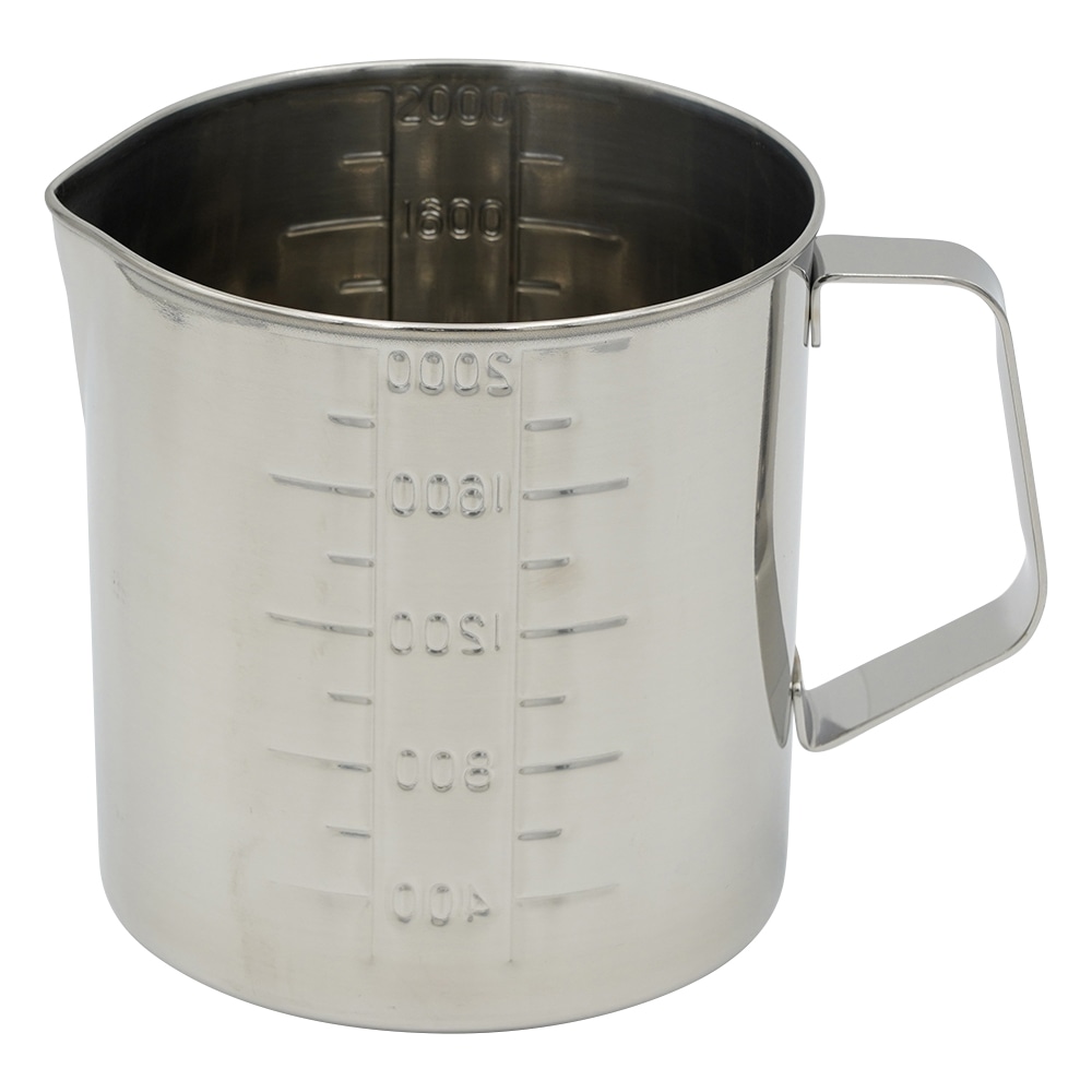 丸山ステンレス ステンビーカー 2L 手付き 1個(ご注文単位1個)【直送品】