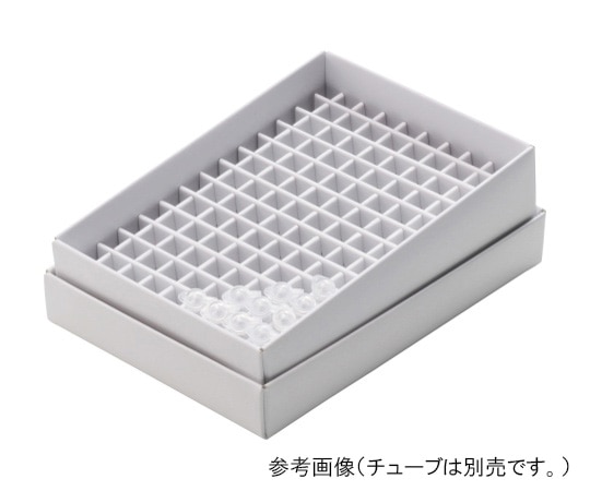 WATSON ホワイトペーパーフリーズボックス96 0.2mlチューブ用 1箱(12個入) 457-0296 1箱(ご注文単位1箱)【直送品】