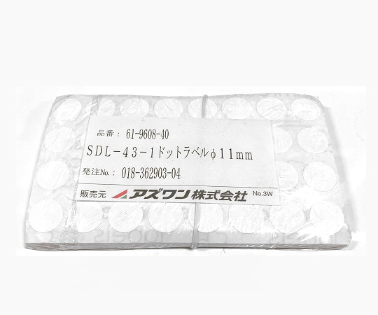 Shamrock スタンダード ドットラベル φ11mm ホワイト 1000ドット入 SDL-43-1 1パック(ご注文単位1パック)【直送品】