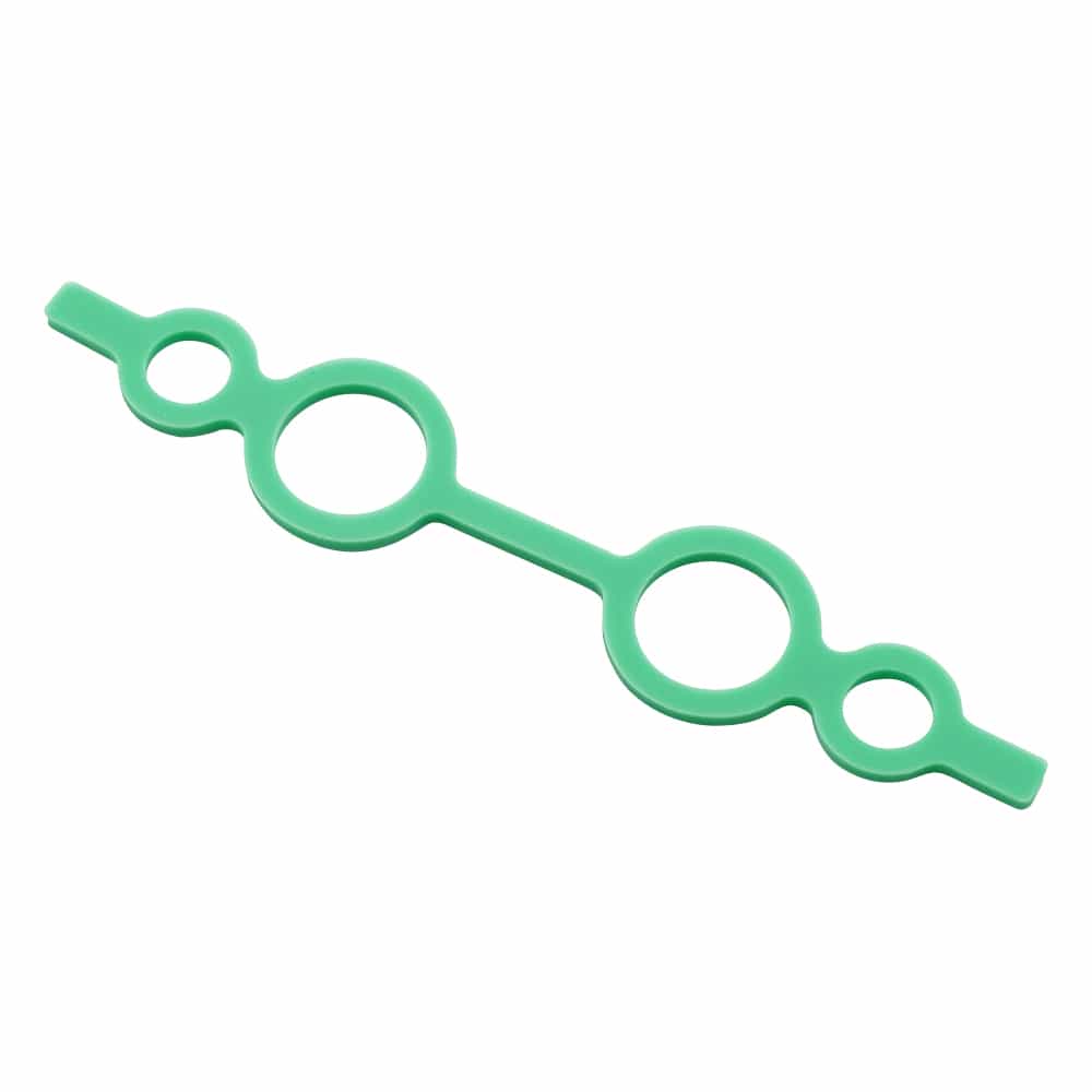 アズワン シリコンカラーバンド(メガネバンド) 大 φ8×φ15 グリーン 1袋(10個入) 1袋(ご注文単位1袋)【直送品】