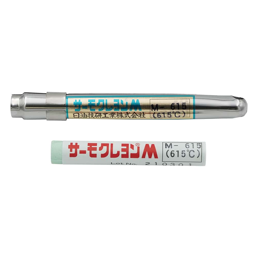 日油技研工業 サーモクレヨン(R)M(不可逆性・ペンタイプ) 暗緑 M-615 1袋(ご注文単位1袋)【直送品】