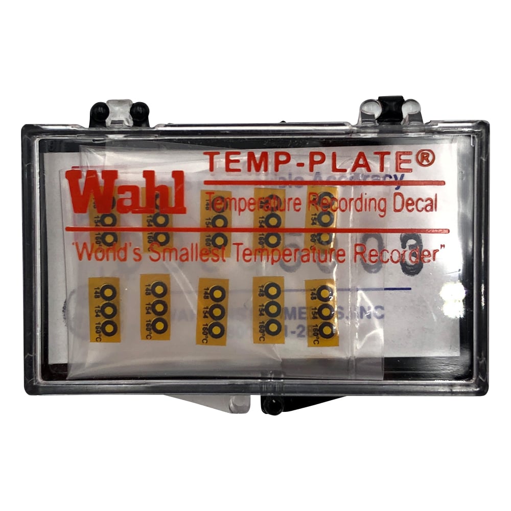 Wahl instruments テンプ・プレート(不可逆性) 3点表示 1箱(10枚入) 430V-148 1箱(ご注文単位1箱)【直送品】