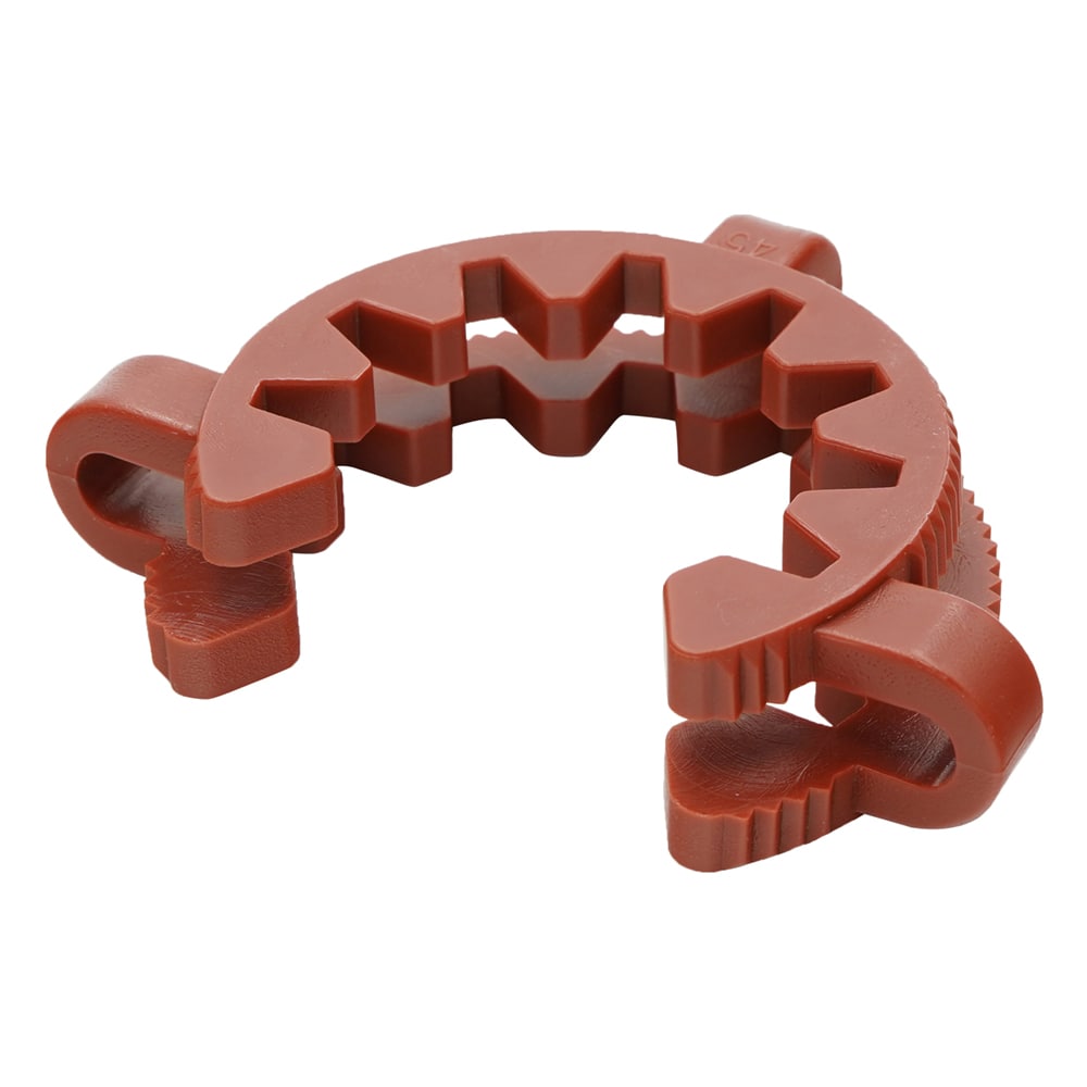 アズワン コニカルヘッドクリップ 茶 適合スリ部上径:45mm C18960045E 1個(ご注文単位1個)【直送品】