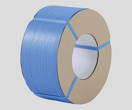 アズワン PPバンド(機械締め) 12mm×3000m 青 GOB-12 1巻(ご注文単位1巻)【直送品】