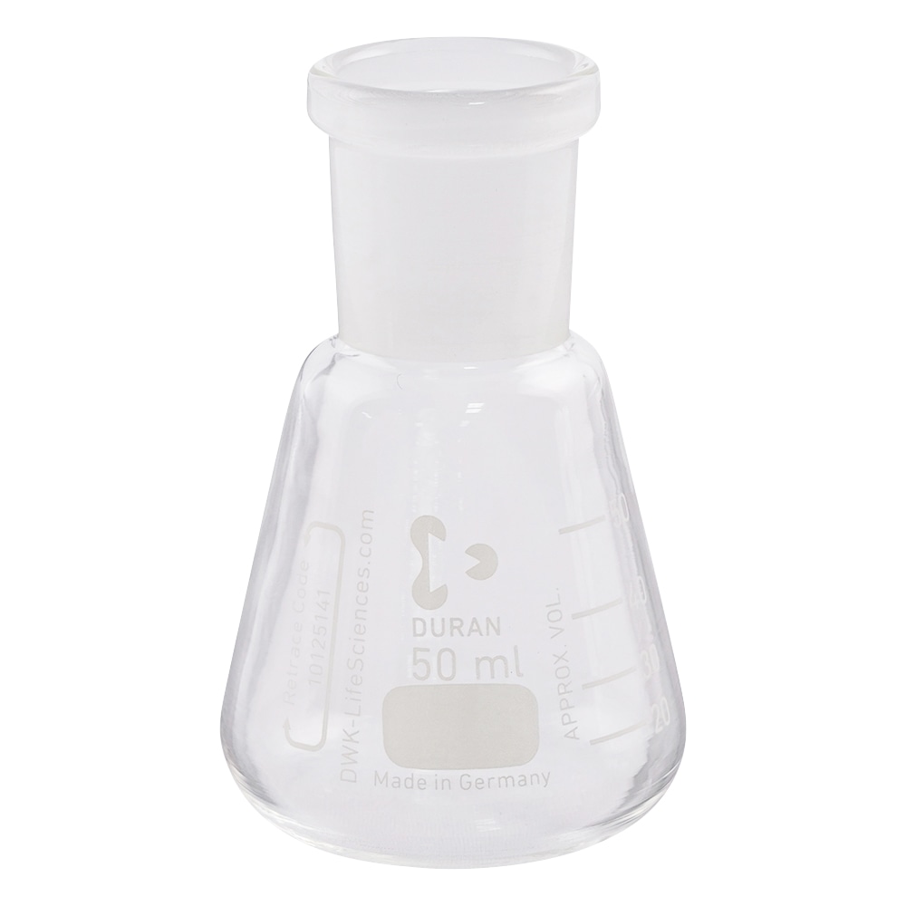 SCHOTT/DURAN NS共通摺合三角フラスコ 50mL 241931803 1個(ご注文単位1個)【直送品】