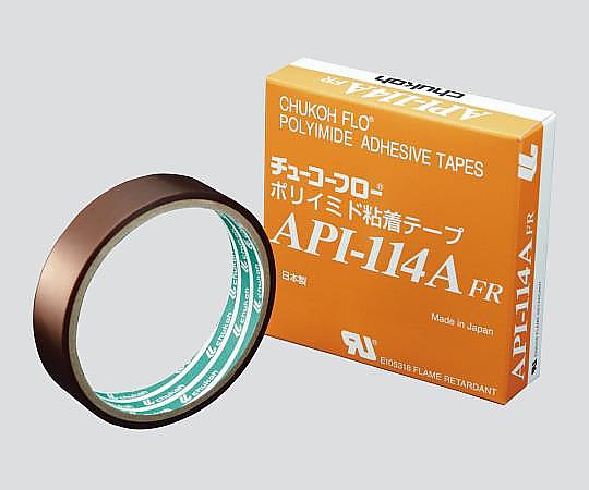 中興化成工業 ポリイミド粘着テープ　25×0.06mm×10m　API114A-FR-25 1巻（ご注文単位1巻）【直送品】