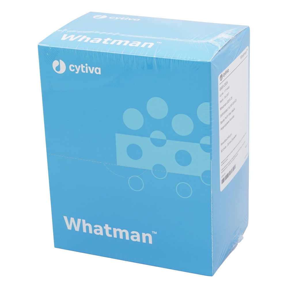 Cytiva (ワットマン) GD/X シリンジフィルター PVDF φ25mm・0.45μm 1箱(50個入) 6900-2504 1箱(ご注文単位1箱)【直送品】