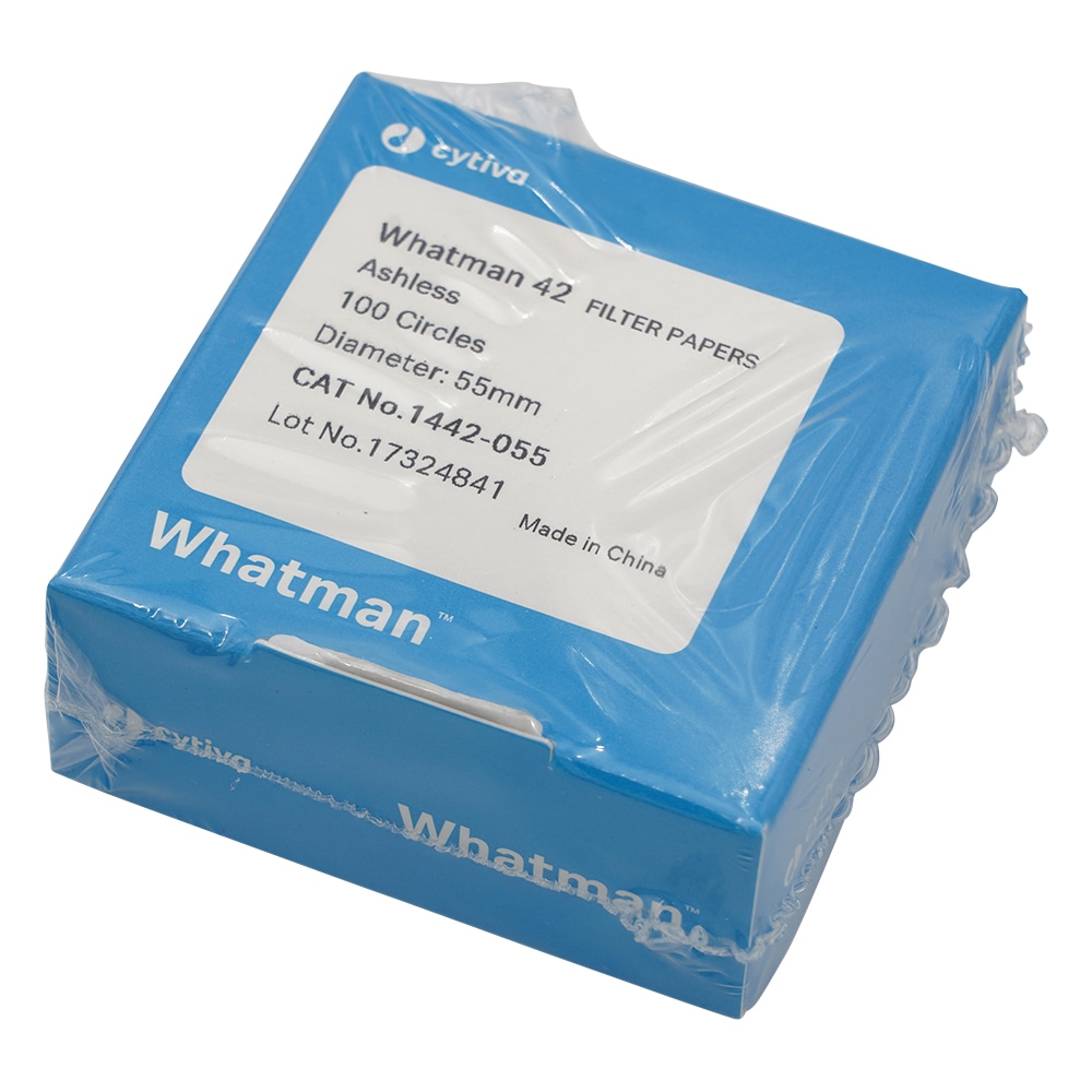 Cytiva (ワットマン) 定量濾紙 円形No.42 5.5cm 100枚入 1442-055 1箱(ご注文単位1箱)【直送品】