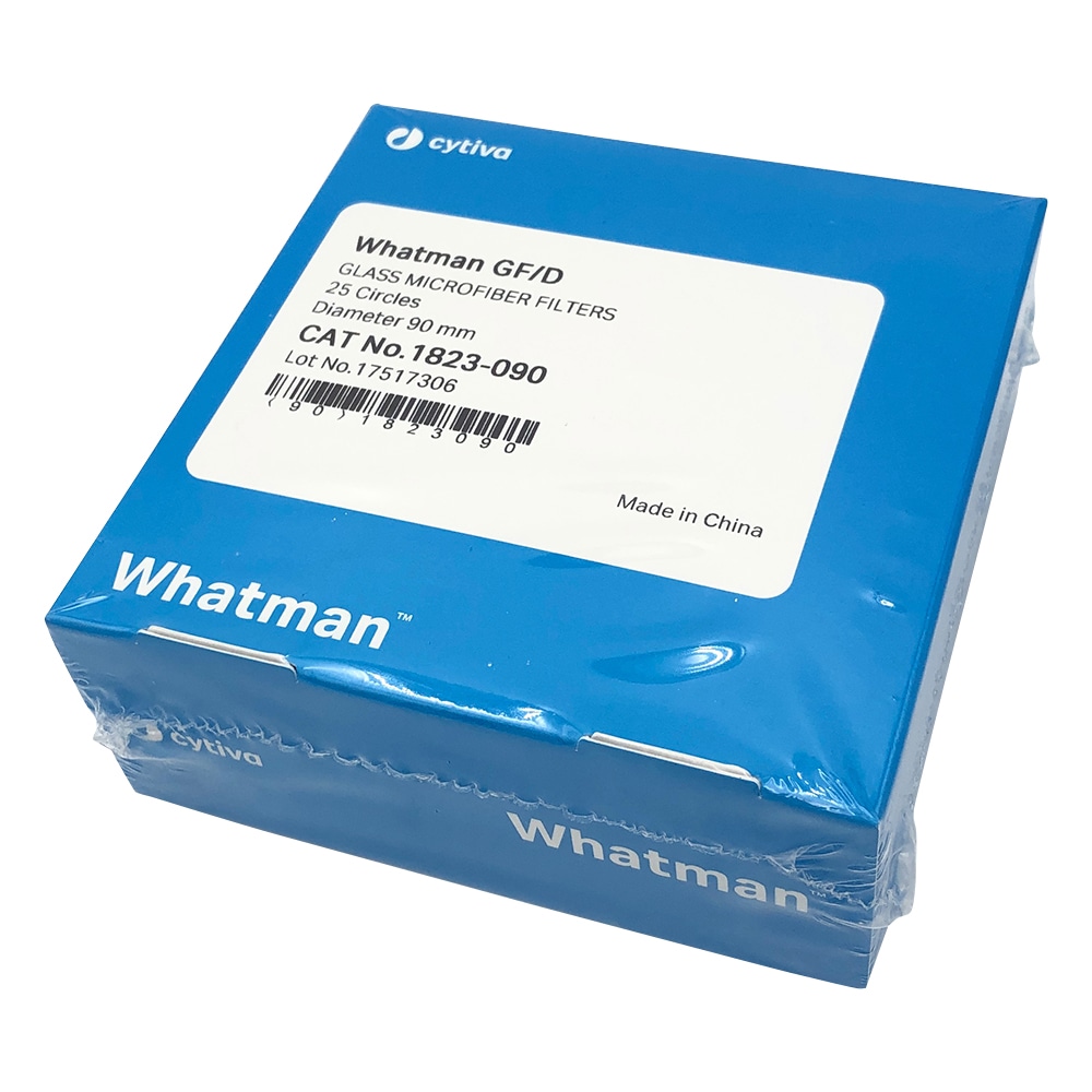 Cytiva (ワットマン) ガラス繊維円形濾紙GF/D 9.0cm 25枚入 1823-090 1箱(ご注文単位1箱)【直送品】