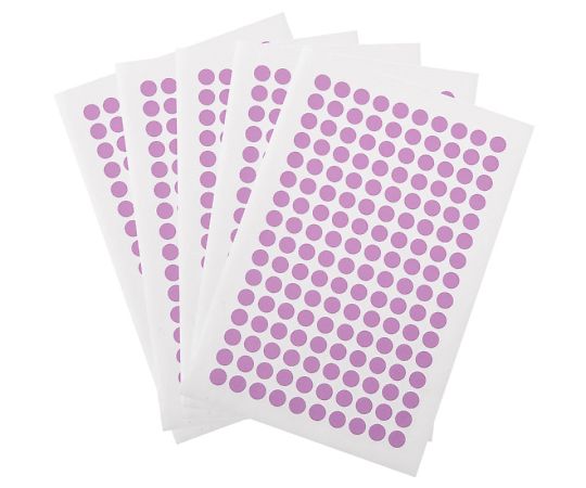 GA International クライオドット Φ7mmタイプ バイオレット 160ドット×5シート入 WRPLT-7VI 1袋(ご注文単位1袋)【直送品】