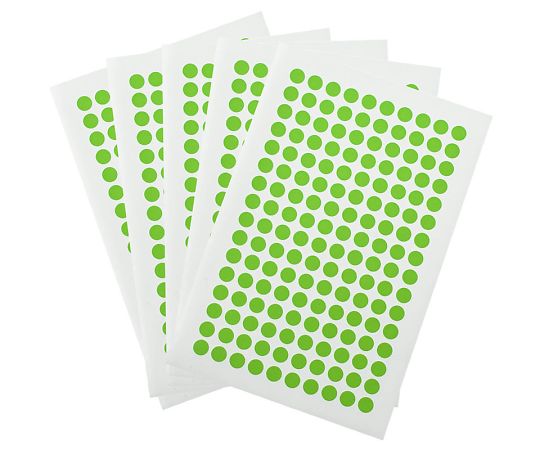 GA International クライオドット Φ7mmタイプ 緑 160ドット×5シート入 WRPLT-7GA 1袋(ご注文単位1袋)【直送品】