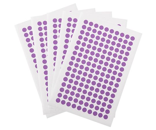 GA International クライオドット Φ7mmタイプ ラベンダー 160ドット×5シート入 WRPLT-7LA 1袋(ご注文単位1袋)【直送品】