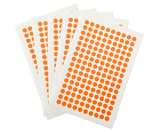 GA International クライオドット Φ7mmタイプ オレンジ 160ドット×5シート入 WRPLT-7OR 1袋(ご注文単位1袋)【直送品】