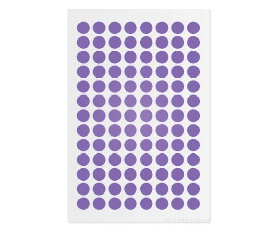 GA International クライオドット Φ9mmタイプ ラベンダー 104ドット×5シート入 LT-9LA 1袋(ご注文単位1袋)【直送品】