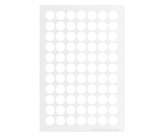 GA International クライオドット Φ11mmタイプ 白 77ドット×6シート入 LT-11WH 1袋(ご注文単位1袋)【直送品】