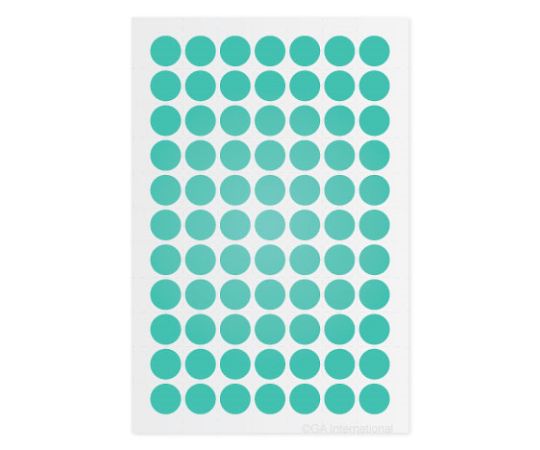 GA　International クライオドット　Φ11mmタイプ　ミント　77ドット×6シート入　LT-11MT 1袋（ご注文単位1袋）【直送品】