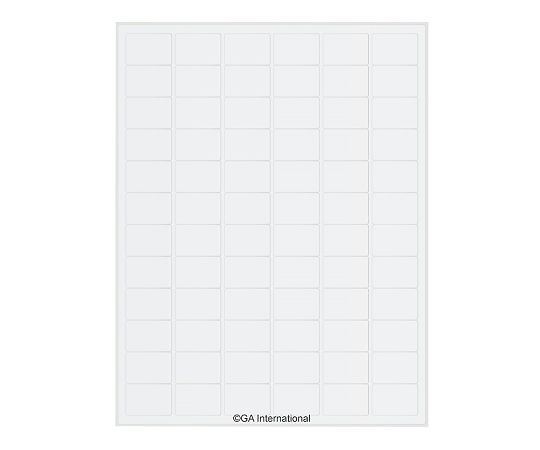 GA International 透明リムーバブル低温ラベル(レーザープリンタータイプ) 72ラベル×16シート入 TRCL-9 1袋(ご注文単位1袋)【直送品】