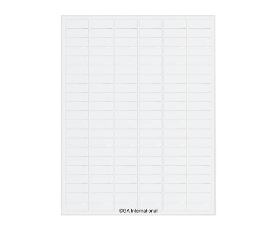 GA International リムーバブルクライオラベル(レーザープリンタータイプ) 126ラベル×16シート入 RCL-23T1-WH 1袋(ご注文単位1袋)【直送品】