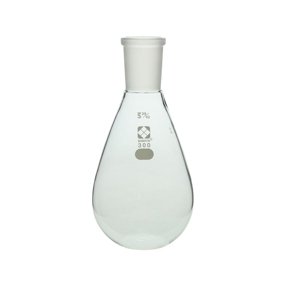 柴田科学 共通平底なす形フラスコ 29/42 300mL 1個(ご注文単位1個)【直送品】