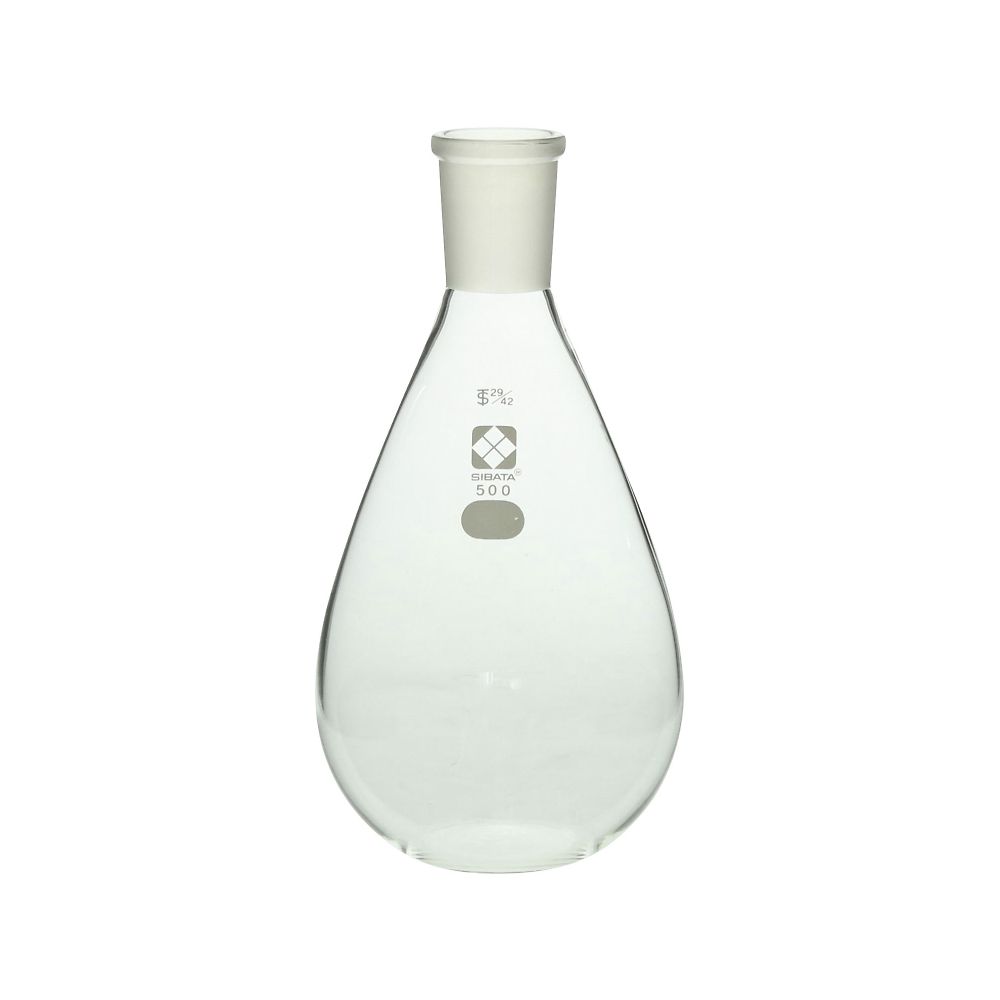 柴田科学 共通平底なす形フラスコ 29/42 500mL 1個(ご注文単位1個)【直送品】