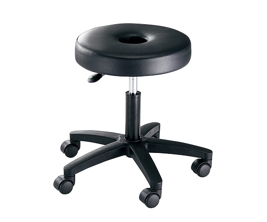 アズワン 円座キャスターチェアー　DCC-1 1個（ご注文単位1個）【直送品】