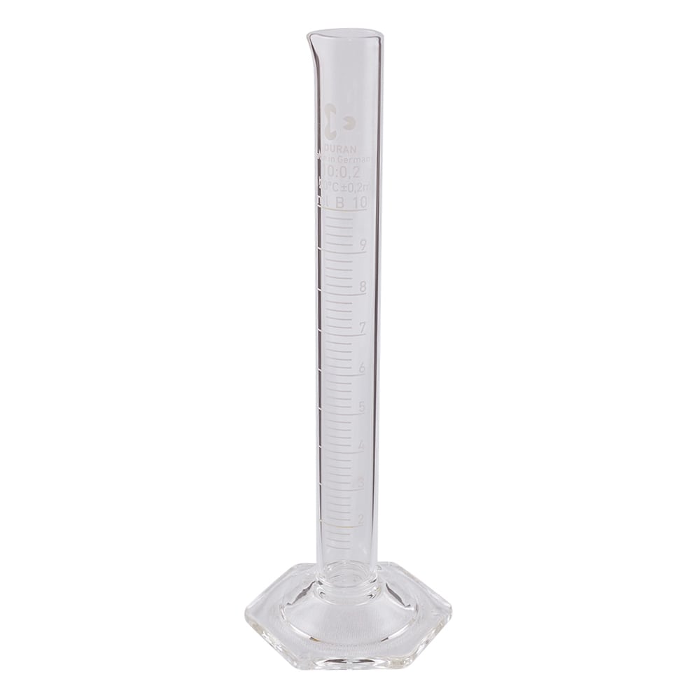 SCHOTT/DURAN メスシリンダー DURAN(R) 10mL 213960801 1個(ご注文単位1個)【直送品】