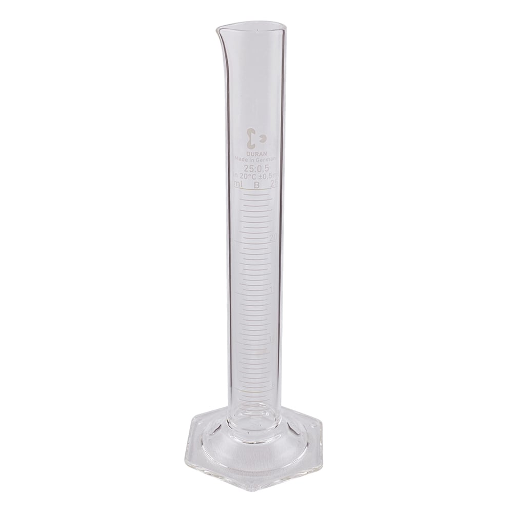 SCHOTT/DURAN メスシリンダー DURAN(R) 25mL 213961403 1個(ご注文単位1個)【直送品】