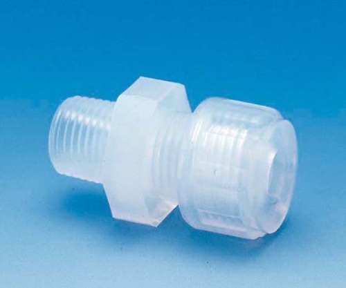 フロン工業 PFAメイル･コネクター SFH-6-R1/4P　F-2203-002 1個（ご注文単位1個）【直送品】