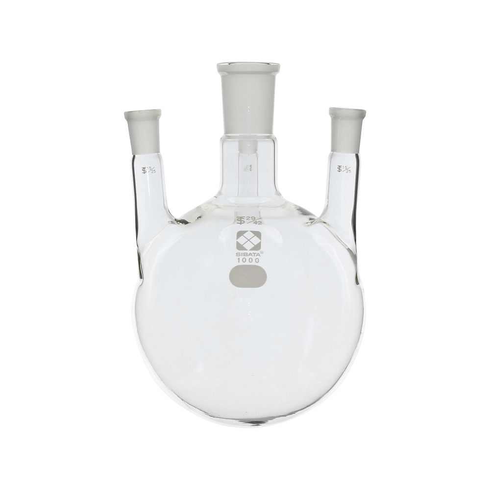柴田科学 共通摺合四口丸底フラスコ 1L 005340-291 1個(ご注文単位1個)【直送品】