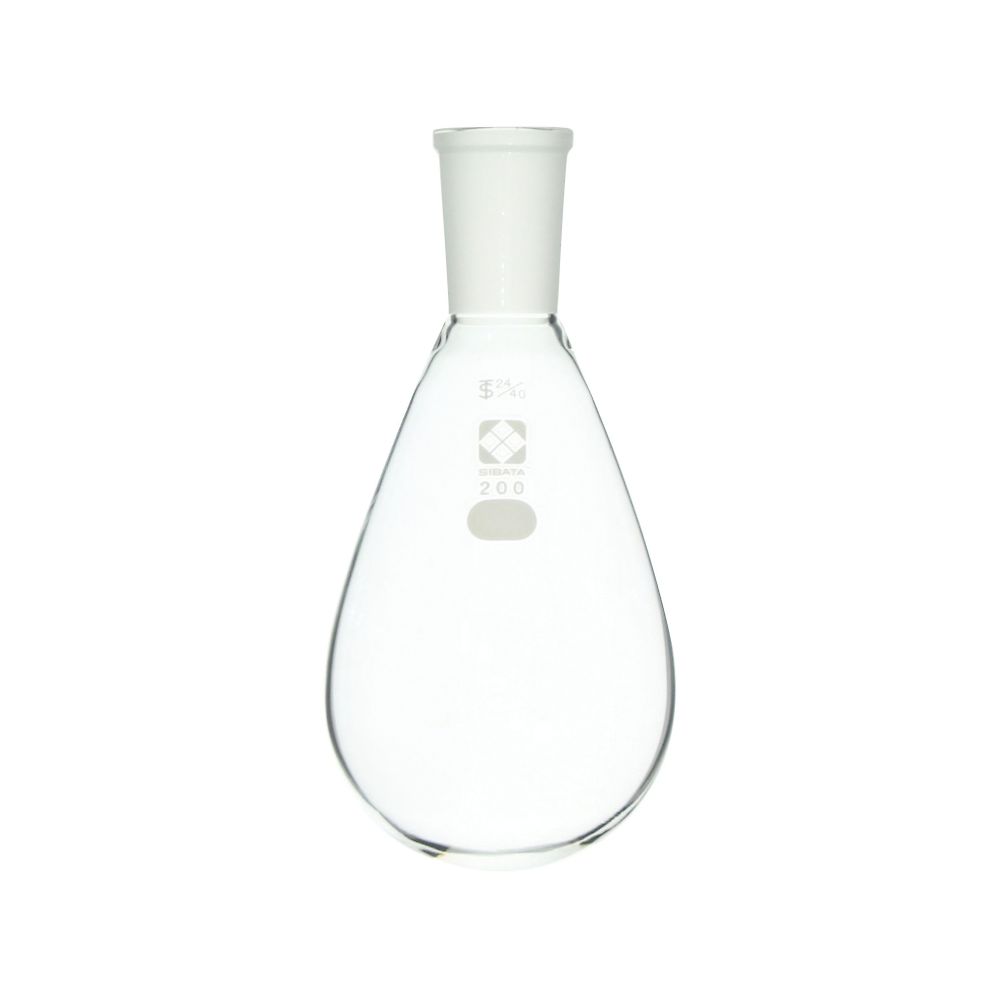 柴田科学 共通摺合なす形フラスコ 200mL 005370-24200 1個(ご注文単位1個)【直送品】