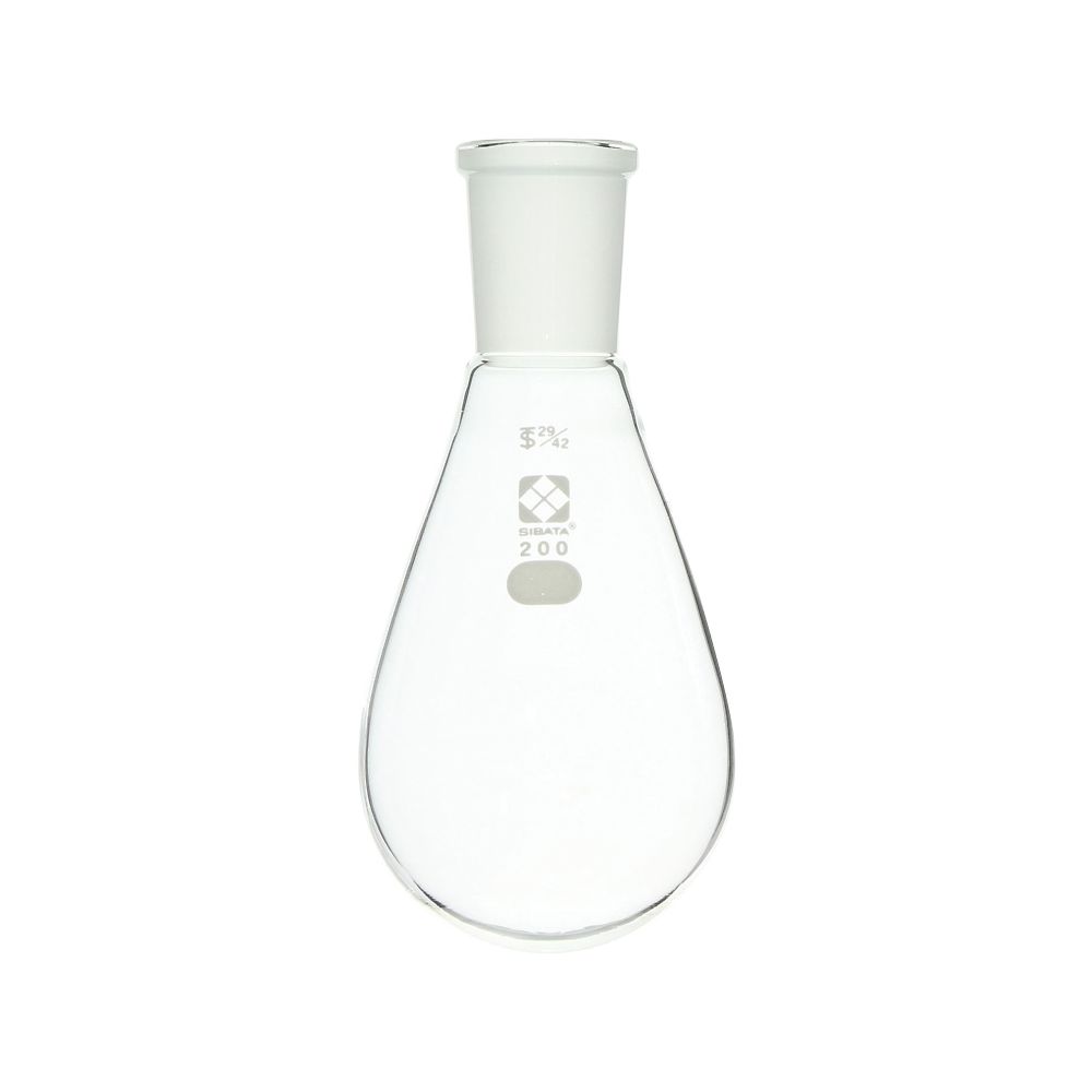 柴田科学 共通摺合なす形フラスコ 200mL 005370-29200 1個(ご注文単位1個)【直送品】