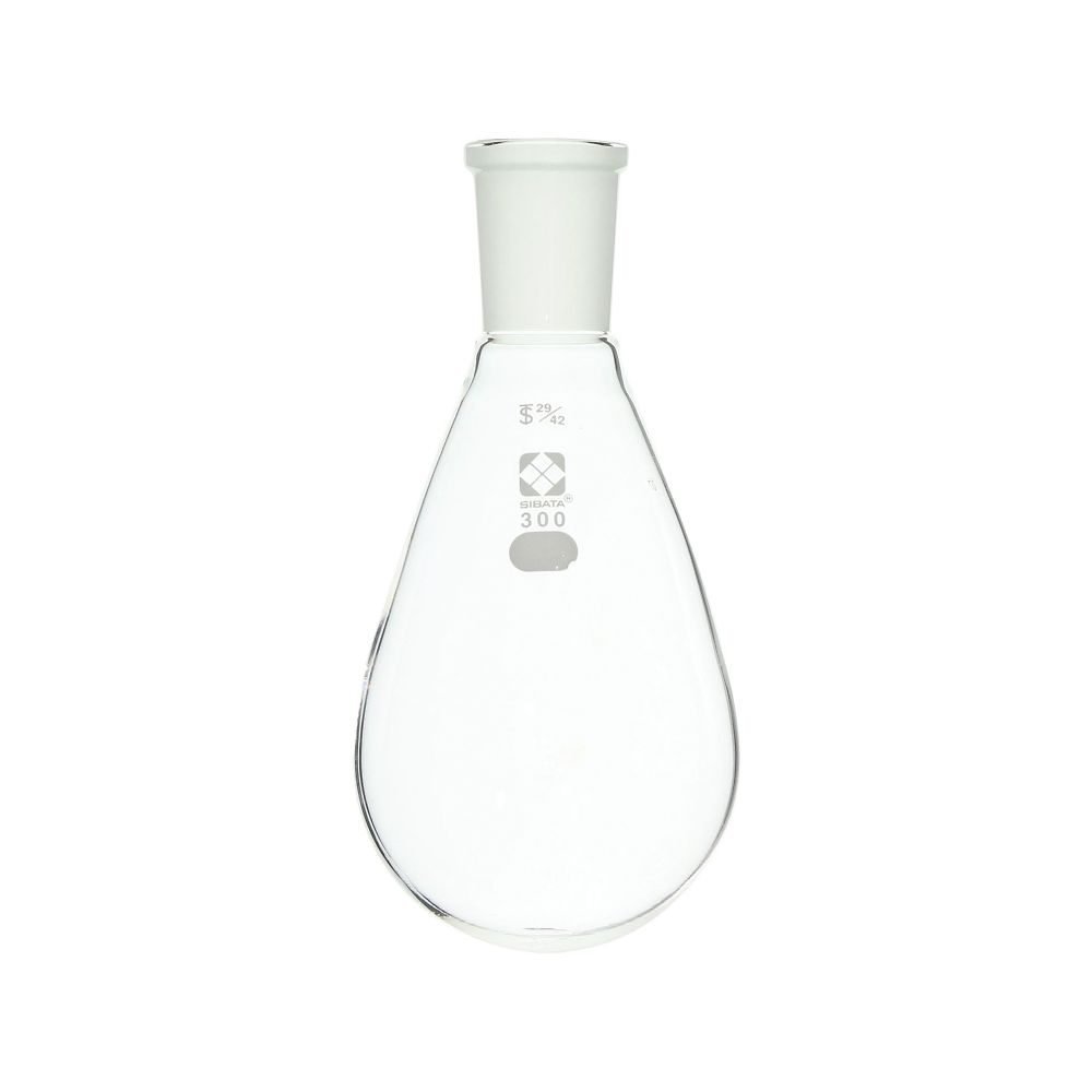 柴田科学 共通摺合なす形フラスコ 300mL 005370-29300 1個(ご注文単位1個)【直送品】