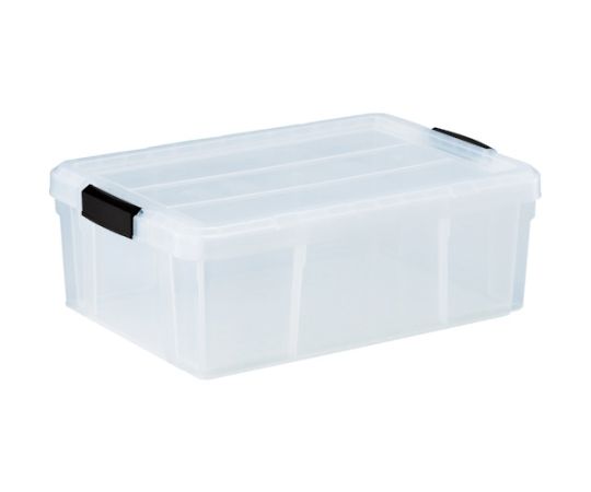 トラスコ中山 クリアライトボックス　24L　透明　TCR-01 1個（ご注文単位1個）【直送品】