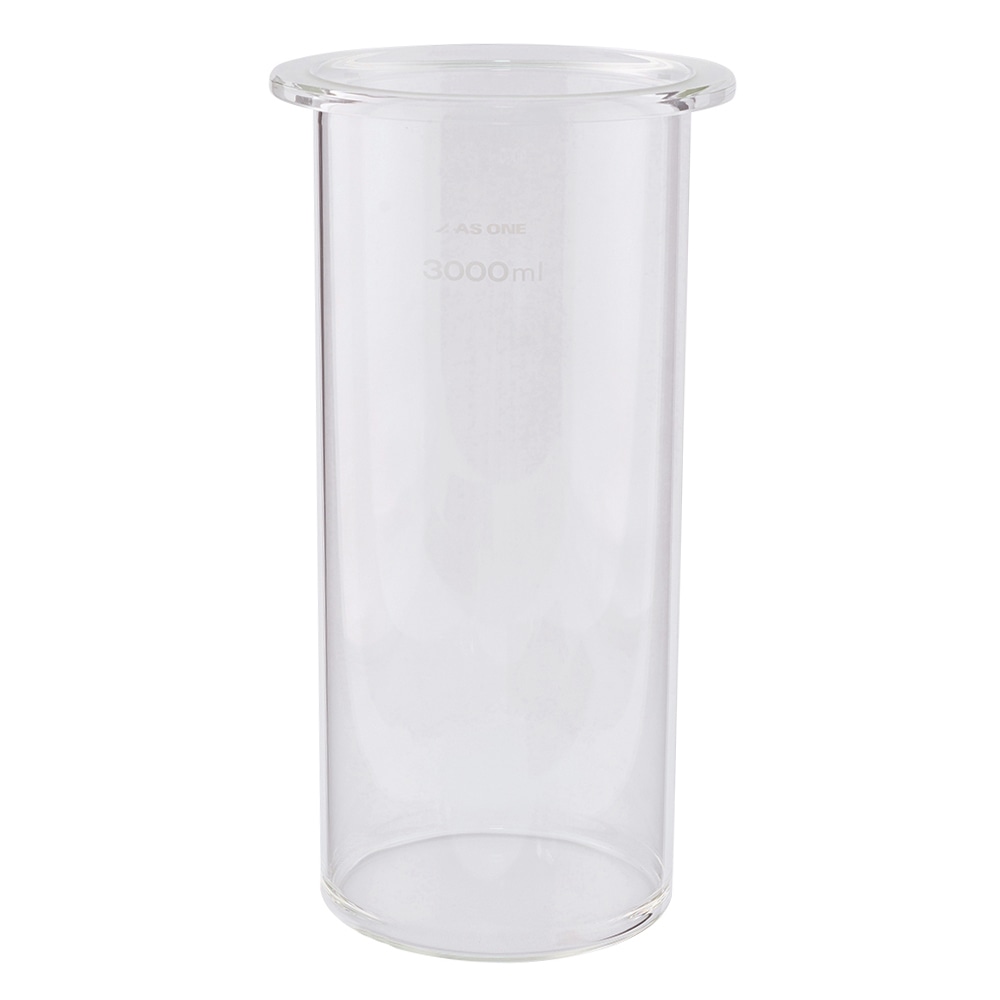 アズワン セパラブルフラスコ 筒型 3000mL 口内径φ120mm 1個(ご注文単位1個)【直送品】