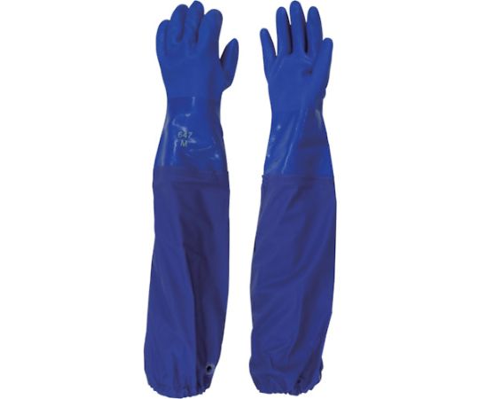 東和コーポレーション 腕カバー付手袋 ジョイハンド腕カバー付 M　647-M 1双（ご注文単位1双）【直送品】