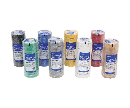 セキスイ エスロンテープ#360 19×10 白 V360W1N 1巻(ご注文単位1巻)【直送品】