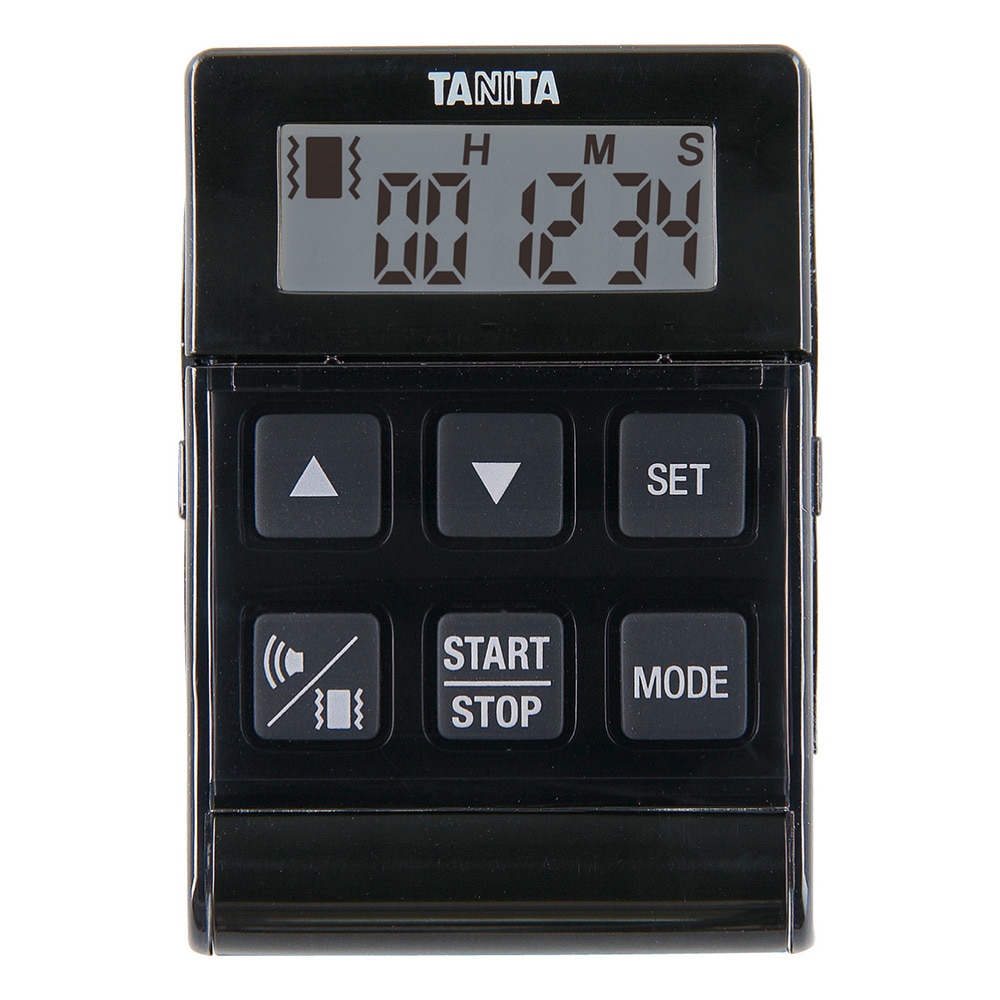 タニタ デジタルタイマー クイック ブラック　TD-370N 1個（ご注文単位1個）【直送品】