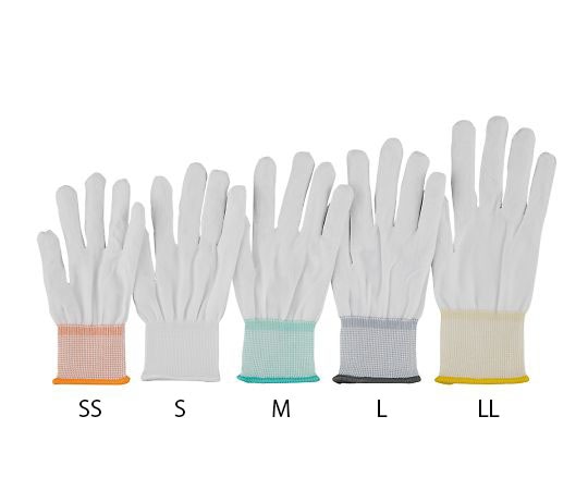 アズピュア（アズワン） アズピュアクールインナー手袋II オレンジ SS 1袋（10双入）　 1袋（ご注文単位1袋）【直送品】