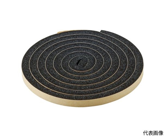 トラスコ中山 気密防水パッキンテープ 10mm×15mm×2m TWST-1015 1巻(ご注文単位1巻)【直送品】