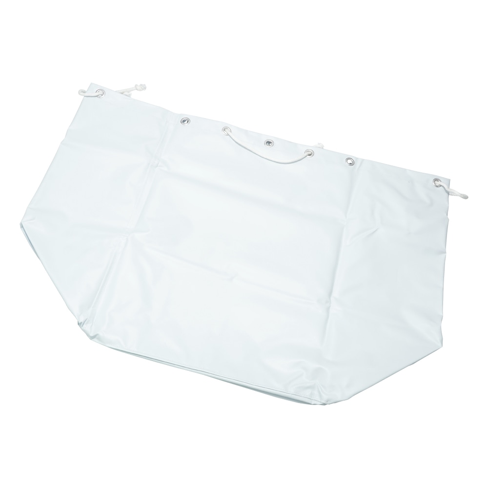 ナビス（アズワン） ランドリーカート用袋防水ビニル120L白　 1枚（ご注文単位1枚）【直送品】