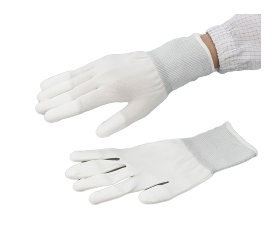 アズピュア(アズワン) アズピュア PUコート手袋(オーバーロックタイプ) 指先コート L 10双入 1袋(ご注文単位1袋)【直送品】