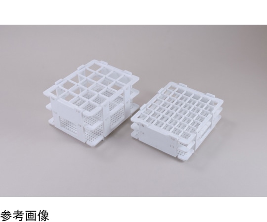 アズワン PP製 組立式チューブラック 129×106×45mmタイプ 30mm用×6本 1個(ご注文単位1個)【直送品】