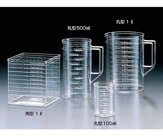 サンプラテック リットルます　丸型　1L　01114 1個（ご注文単位1個）【直送品】