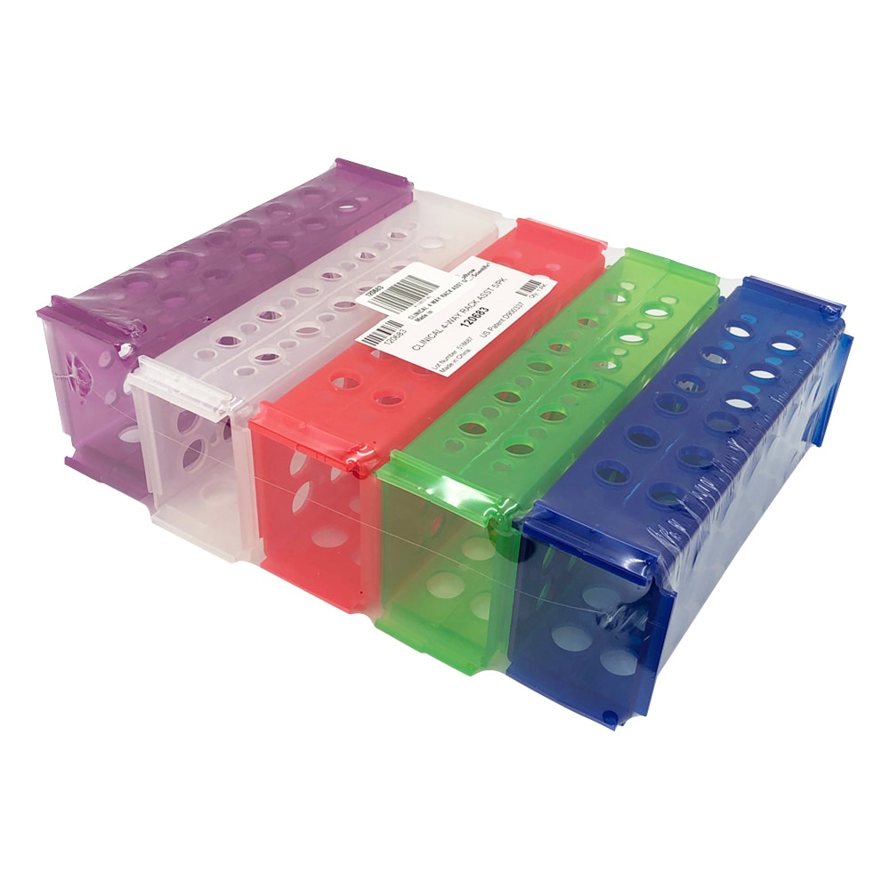 HEATHROW 4way試験管ラック 5個入 120683 1箱(ご注文単位1箱)【直送品】