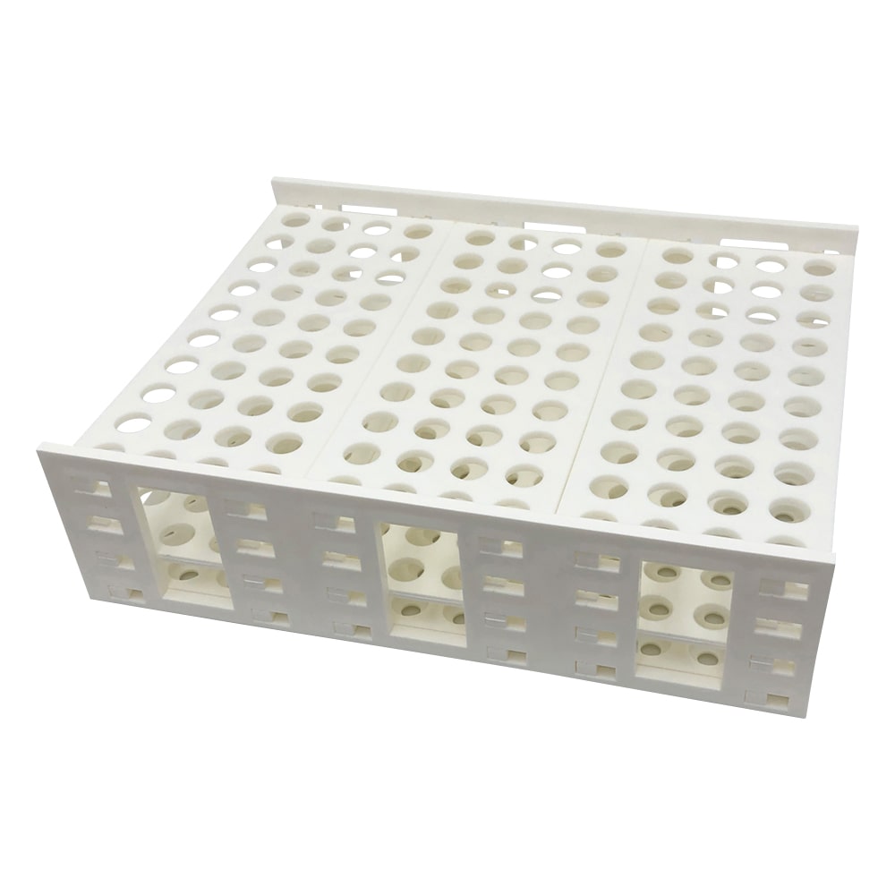 HEATHROW 試験管ラック(Mega Rack) φ13~16mm 120本用 HS24323E 1個(ご注文単位1個)【直送品】