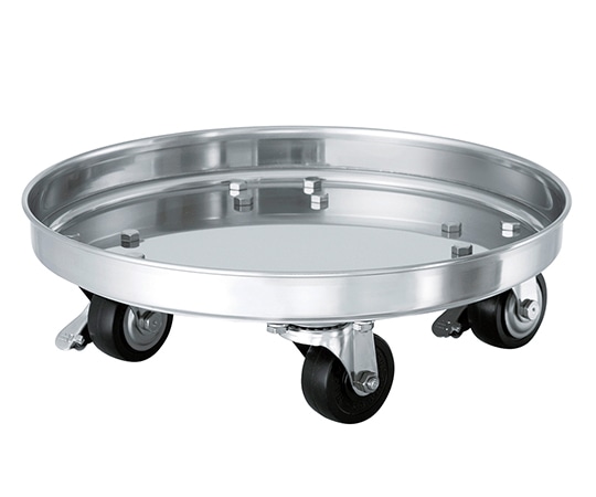 MONOVATE（旧：日東金属工業） タンク運搬用台車（SS・ゴム車） φ330mm用　KM-33 1個（ご注文単位1個）【直送品】