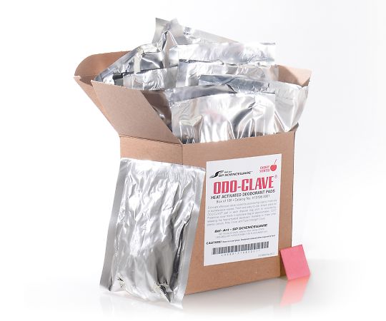 アズワン 脱臭パッド チェリー Odo-Clave(R) 10個×10袋入 H13198-0001 1箱(ご注文単位1箱)【直送品】