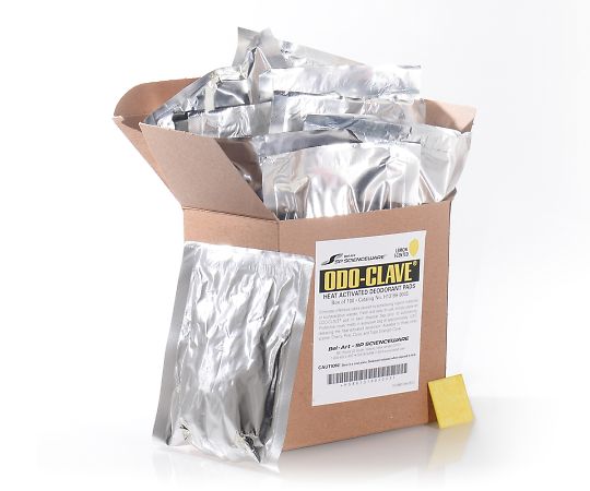 アズワン 脱臭パッド レモン Odo-Clave(R) 10個×10袋入 H13198-0003 1箱(ご注文単位1箱)【直送品】