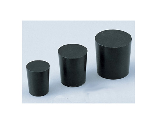 アズワン 黒ゴム栓　10個入　9号 1パック（ご注文単位1パック）【直送品】